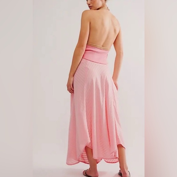 Free People Pink Maxi Dress NWOT.***has a call out*** - Picture 3 of 7